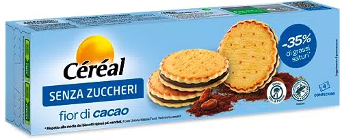 Biscotti Céréal Fior di Cacao Senza Zuccheri