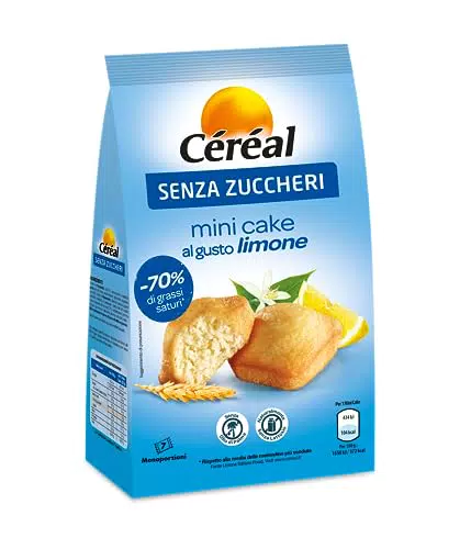 Mini Cake al Limone Senza Zuccheri - Merendine al Gusto Limone