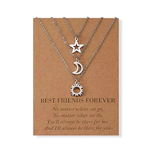Collana CheersLife Sole Luna Stella: Regalo Gioiello Donna