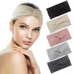 Chudian 5 Pezzi Fasce Elastiche per Capelli in Cotone
