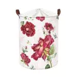 Clastyle Cesta Indumenti Sporchi Ragazze Peonia Rose Rossa - Design Elegante 45L