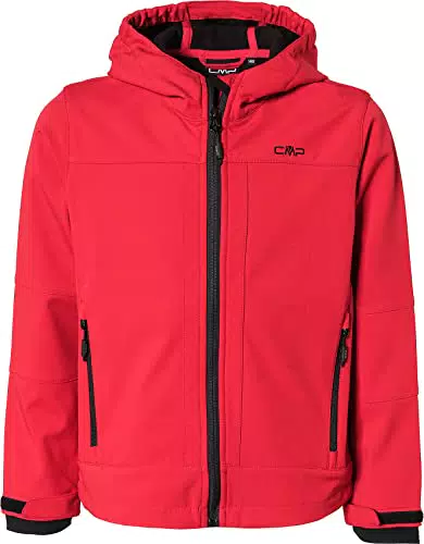 CMP Giacca In Softshell Da Bambini, Ferrari-Nero, 152