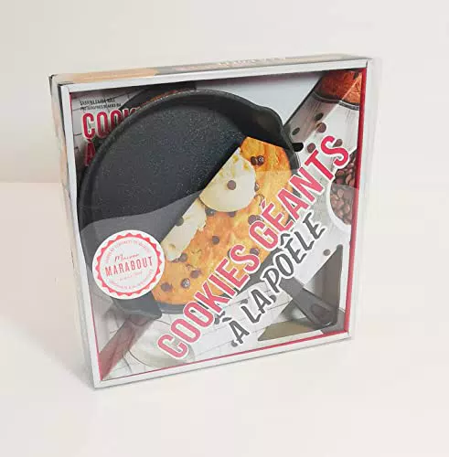 Coffret cookies géants à la poêle: Avec 1 poêle en fonte de 15 cm de diamètre et 1 livre de recettes: 13682