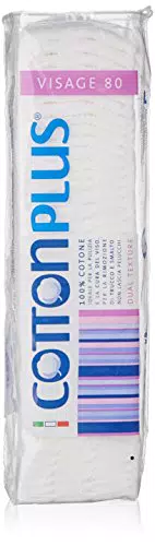 Cotton Plus Dischetti Struccanti in Cotone - Confezione da 80 Pezzi
