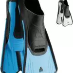 Cressi Light Fins, Pinne Corte Leggere e Potenti per Nuoto/Snorkeling Adulti e Bambini Unisex, Bianco/Nero