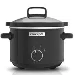 Crock-Pot Pentola per Cottura Lenta con 2 Impostazioni di Cottura, 130 W - Nero
