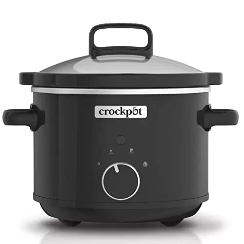 Crock-Pot Pentola per Cottura Lenta con 2 Impostazioni di Cottura, 130 W - Nero