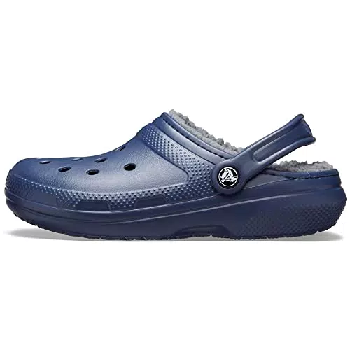 Crocs Classic Lined Clog, Zoccoli da Adulto, Navy/Charcoal