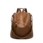 Zaino Donna in Pelle PU Antifurto Elegante - Ideale per Scuola e Viaggio
