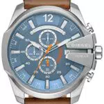 Diesel Orologio Mega Chief da uomo, movimento cronografo al quarzo