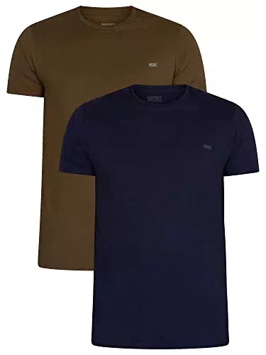 Diesel Umtee-randal-tube-twopack, T-Shirt Uomo, 0bvfb-e1350-0bvfb