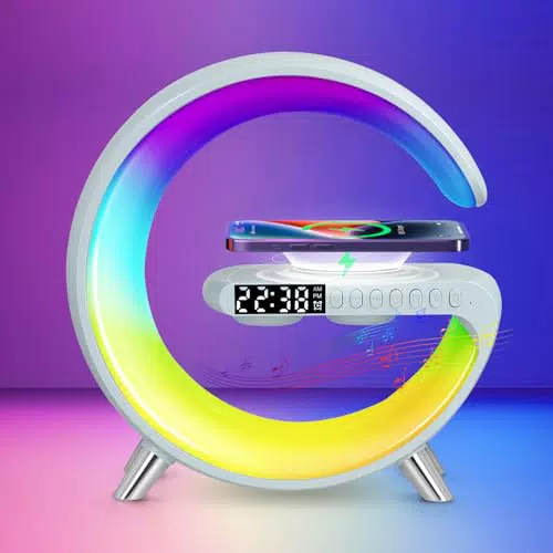 Lampada Da Comodino LED Touch Wireless con Altoparlante Integrato