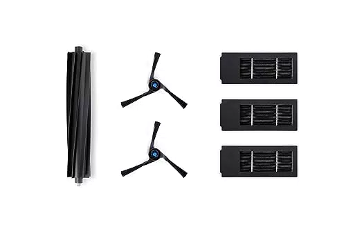 ECOVACS Kit di Ricambio per DEEBOT X2 OMNI/X2 COMBO - Accessorio Originale con Spazzola Principale e Spazzole Laterali