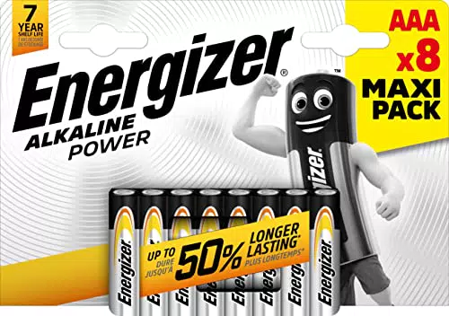 ENR Power Batterie AAA LR03 - Confezione da 8