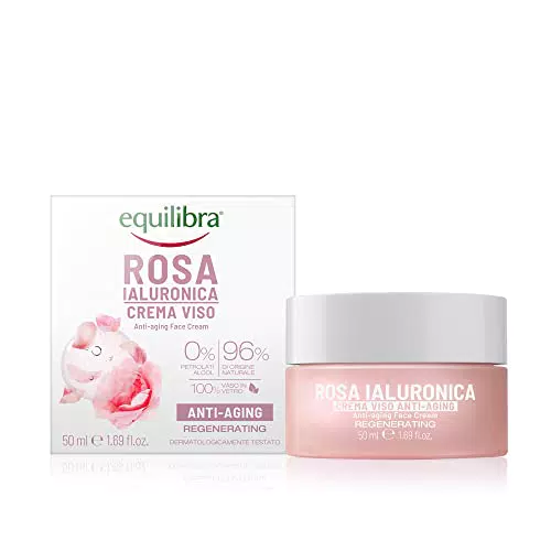 Equilibra Viso, Rosa Ialuronica Crema Viso Anti-aging