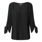 ESPRIT Camicia da Donna, Nero, 42