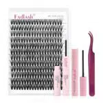 FADLASH Kit Estensione Ciglia D Curl Cluster Mix 15-20mm