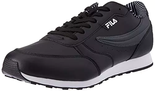 FILA Orbit Men, Scarpe da Ginnastica Basse Uomo, Nero