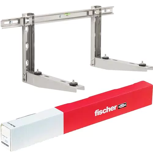 Fischer Staffe per Climatizzatore Unità Esterna KLIMA INOX, 450 mm