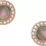 Fossil Orecchini Da Donna in Acciaio Inossidabile Oro Rosa - Modello Misty Autumn