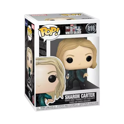 Funko Pop! Marvel: The Falcon & Winter Soldier - Sharon Carter - The Falcon And The Winter Soldier - Figura in Vinile da Collezione - Idea Regalo - Merchandising Ufficiale - TV Fans
