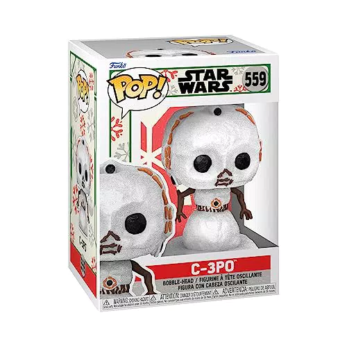 Funko Pop! Star Wars: Holiday - C-3PO - Snowman - Figura in Vinile da Collezione