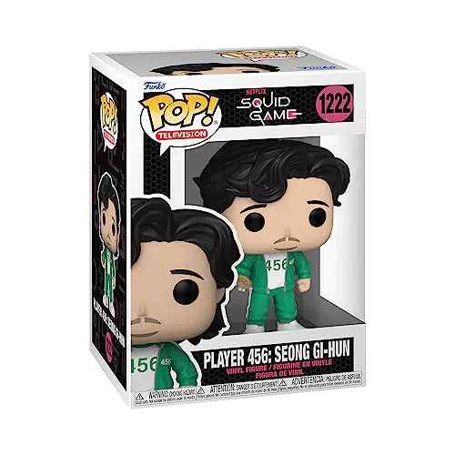 Funko Pop! TV: Squid Game - Gi-hun 456 - il Gioco Del Calamaro - Figura in Vinile da Collezione - Idea Regalo - Merchandising Ufficiale - Giocattoli per Bambini e Adulti - TV Fans