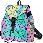 Zaino Geometrica Donna Elegante Moda - Ideale per Scuola e Lavoro