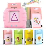 Giocattoli educativi per bambini dai 2 3 4 5 6 Schede flash Giocattoli per l'apprendimento con 224 carte di parole Giocattoli prescolari Montessori Regali di compleanno per bambini Rosa