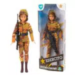Giochi Preziosi - Action Hero Paracadutista Donna 30 cm - Soldato Giocattolo Esercito Italiano
