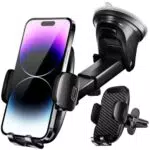 GnohGnoh Porta Cellulare Auto, 2024 Aggiornata Supporto Porta Telefono Auto Universale