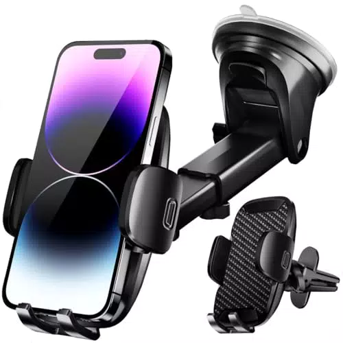GnohGnoh Porta Cellulare Auto, 2024 Aggiornata Supporto Porta Telefono Auto Universale