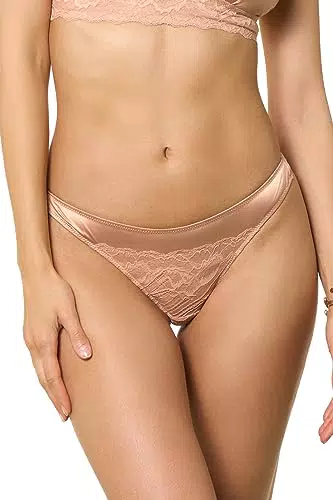 Goldenpoint Intimo Brasiliana Donna Fianco Basso Satin