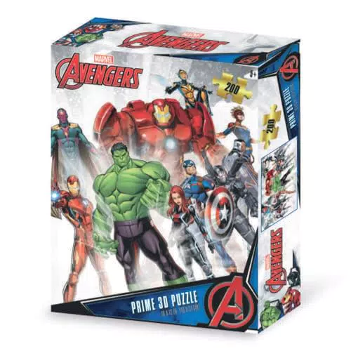 Grandi Giochi Avengers Puzzle 200 pezzi con effetto 3D, PUA01000
