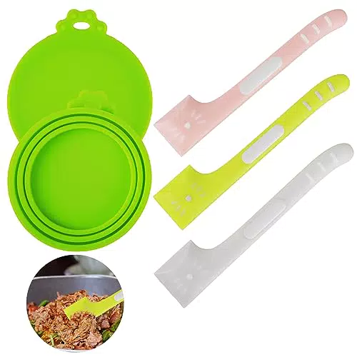 Cucchiaio Grevosea per Cibo per Cani e Gatti con Coperchi - Manico Ergonomico