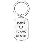 GUOYU Regalo Papà Uomo Portachiavi Papà Padre Da Figlia Figlio