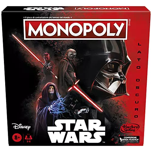 Hasbro Gaming Monopoly: Star Wars Lato Oscuro, gioco da tavolo per famiglie