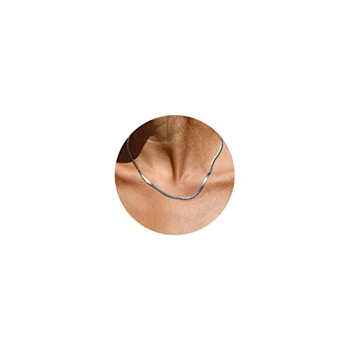 Collana a Catena di Serpente Placcata Oro 14K per Donne - Hipwope