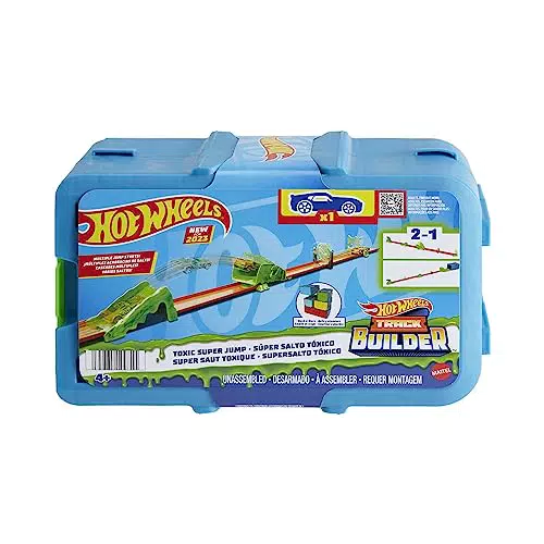 Hot Wheels - Track Builder Salto della Fossa Tossica