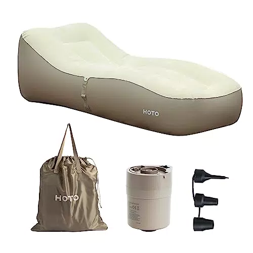 Divano Autogonfiabile HOTO Ergonomico e Impermeabile, 170 x 80 cm