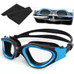 HotSrace Occhialini da Nuoto, Occhialini Piscina Protezione UV Impermeabile Anti-Nebbia Comfort Fit per Uomo Donna Unisex Adulto Adolescenti