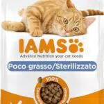 IAMS Cibo Secco per Gatti con Pollo Fresco - Formula Poco Grassa e Sterilizzati