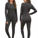 iClosam Abbigliamento Termico da Donna - Tuta Termica Invernale Antibatterica e Traspirante