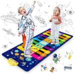 Tappeto Musicale Innedu per Bambini: Giocattolo Educativo con 8 Strumenti e 10 Canzoni