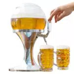 InnovaGoods Dispenser di Birra Refrigerante Acrilico Argento