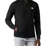 JACK & JONES Jcoair Sweat Zip Hood SN Giacca, Nero