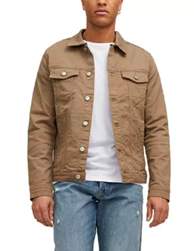 JACK&JONES JPSTALVIN JJJACKET AKM 528 Noos Giacca, Sepia Tint
