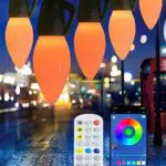 KEEPAQ Catene Luminose a LED per Interni ed Esterni - Controllo App, Dimmerabile, Timer - 15M, Multicolore