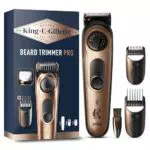 Rasoio Elettrico King C. Gillette con Selettore di Precisione e 40 Impostazioni di Lunghezza