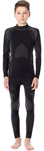 Ladeheid Completo Maglia e Calzamaglia Termiche Bambino e Bambina - Modello LASS0006